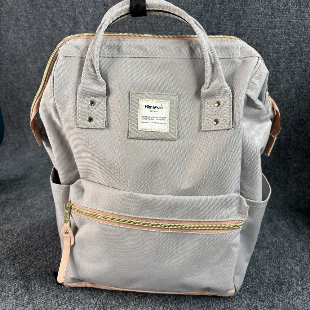 Himawari Large Travel Backpack With Laptop Compartment Roomy Doctor Bag